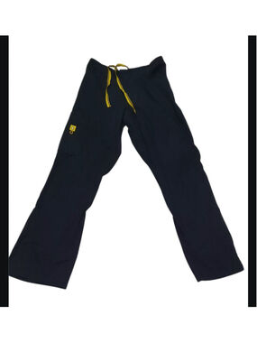 Wonderwink Scrub Pants Women's Size Wxtra Small Black Drawstring Waist
